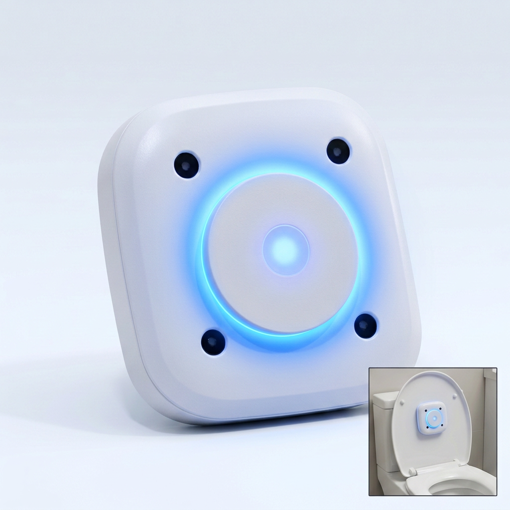 Smart UV-C Toilet Lid Light with Motion Sensor